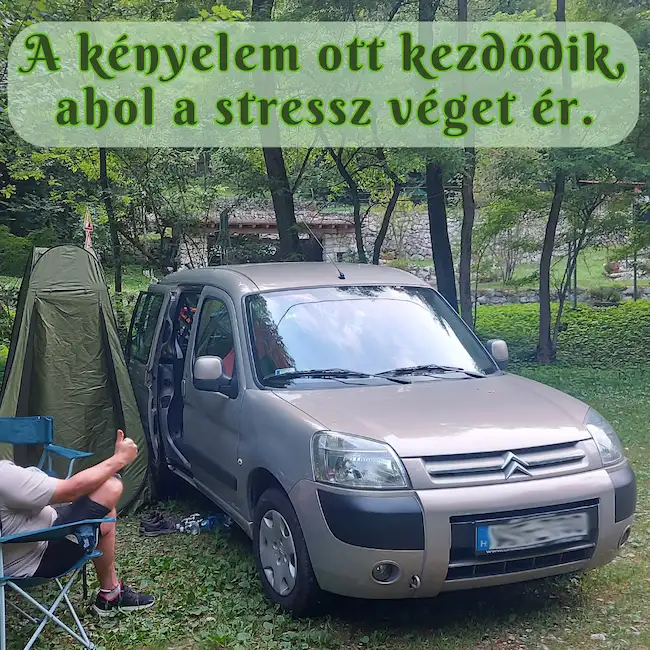 Camper élménytúra-szervezés, békés camper este