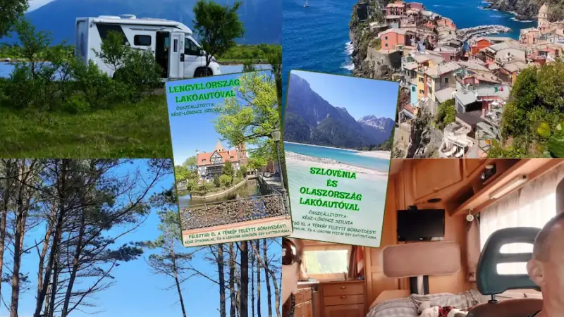 Digitális Camper Útitervek: Lengyelország, Szlovénia-Olaszország